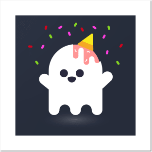 Birthday ghost Posters and Art